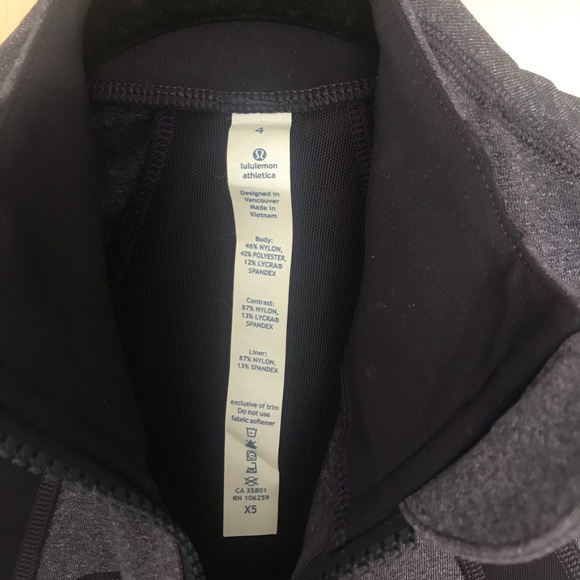 NWOT Lululemon Define Jacket Heathered Black Swan - Picture 5 of 8